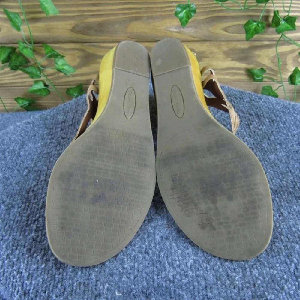 Baretraps Women's Baccall T-Strap Brown Synthetic Sz 8.5 Medium Gently Used 2025